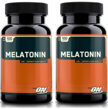2 frascos Optimum Nutrition Melatonin 3mg 100 Tablets